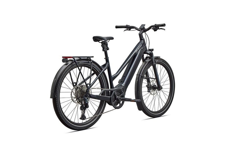 Bicicleta Specialized Turbo Vado 5.0 Step-Through Gloss Castblack / Satin Silver Reflective 2026