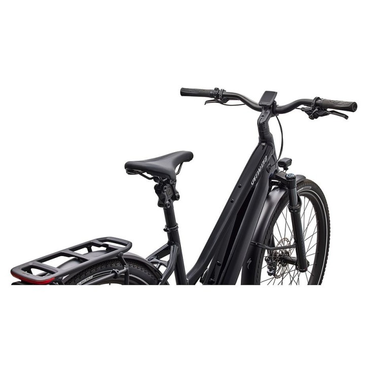 Vélo Specialized Turbo Vado 5.0 Step-Through Gloss Castblack / Satin Silver Reflective 2026