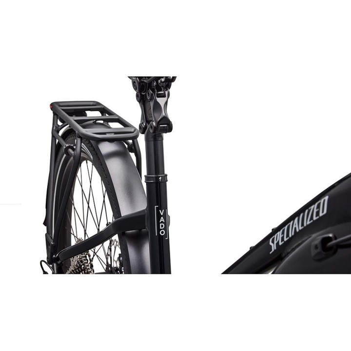 Bicicleta Specialized Turbo Vado 5.0 Step-Through Gloss Castblack / Satin Silver Reflective 2026
