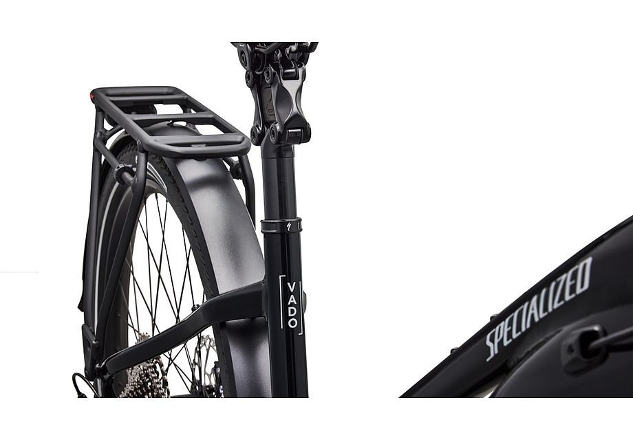 Vélo Specialized Turbo Vado 5.0 Step-Through Gloss Castblack / Satin Silver Reflective 2026