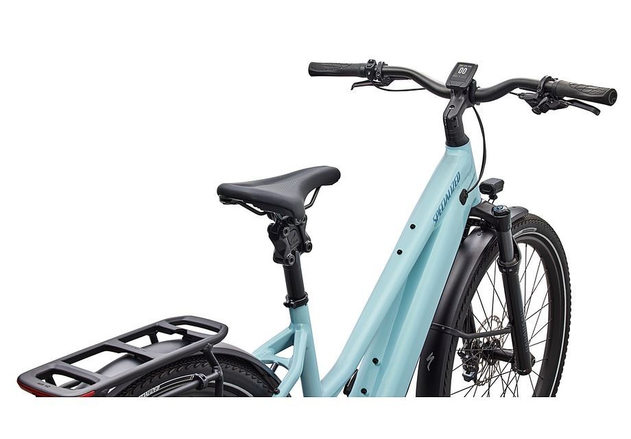 Vélo Specialized Turbo Vado 5.0 Step-Through Gloss Seafoam / 25 % Lapis Pearl / Glacial Metallic 2026