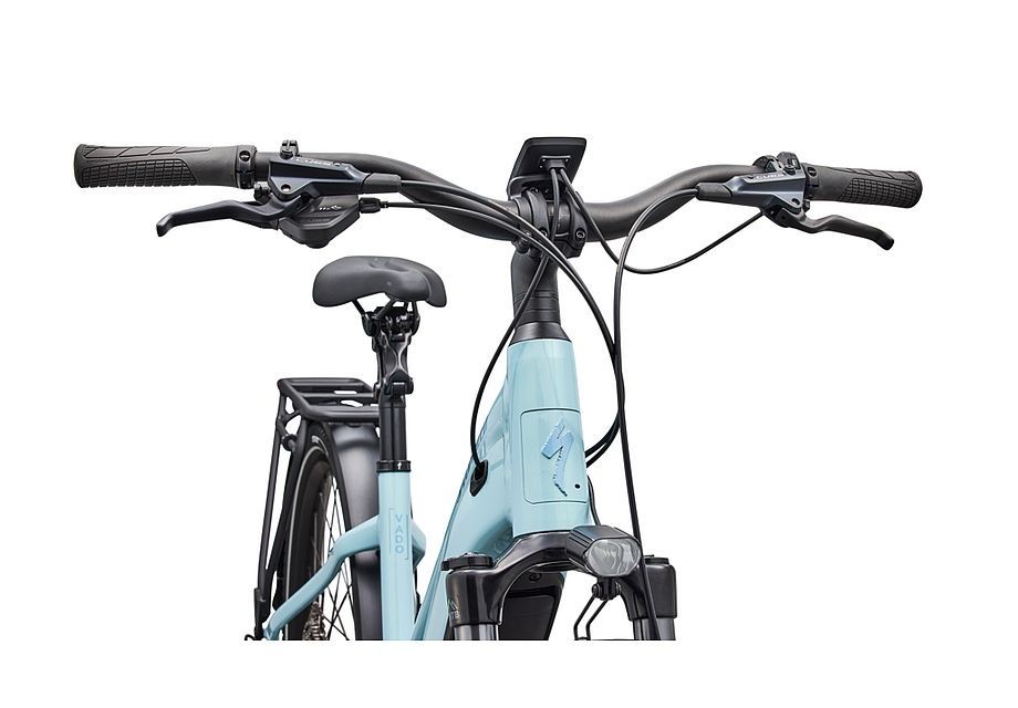 Bicicleta Specialized Turbo Vado 5.0 Step-Through Gloss Seafoam / 25% Lapis Pearl / Glacial Metallic 2026