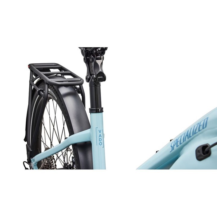 Vélo Specialized Turbo Vado 5.0 Step-Through Gloss Seafoam / 25 % Lapis Pearl / Glacial Metallic 2026