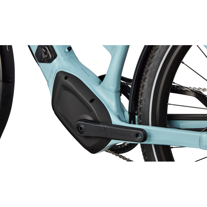 Vélo Specialized Turbo Vado 5.0 Step-Through Gloss Seafoam / 25 % Lapis Pearl / Glacial Metallic 2026