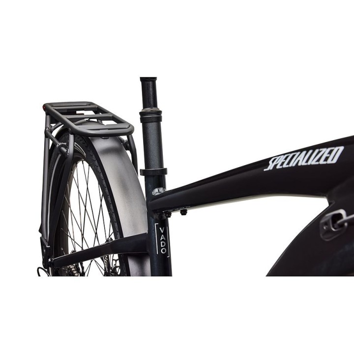 Vélo Specialized Turbo Vado 4.0  Noir brillant / Argent satiné réfléchissant 2026