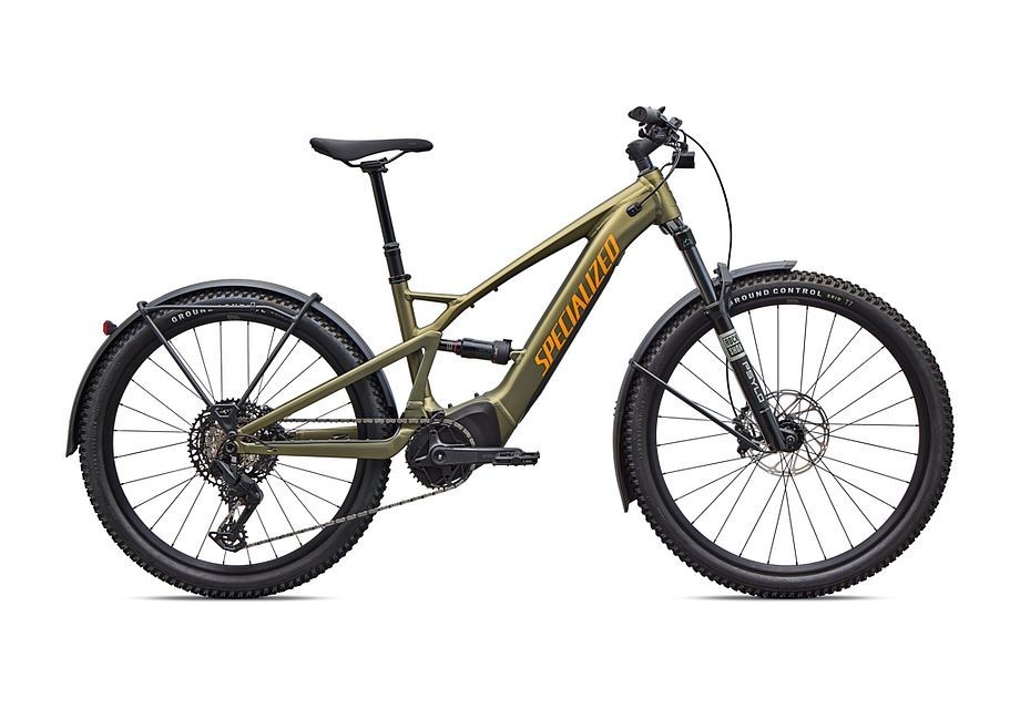 Vélo Specialized Turbo Tero X 5.0 Satin Laurel Green Metallic / Orange Zest 2026