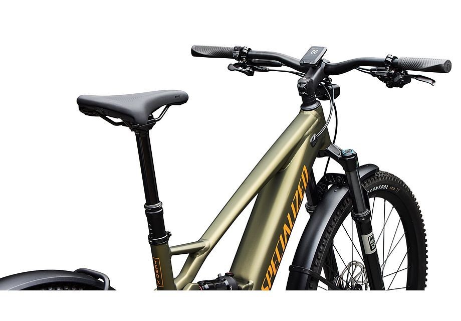 Bicicleta Specialized Turbo Tero X 5.0 Satin Laurel Green Metallic / Orange Zest 2026