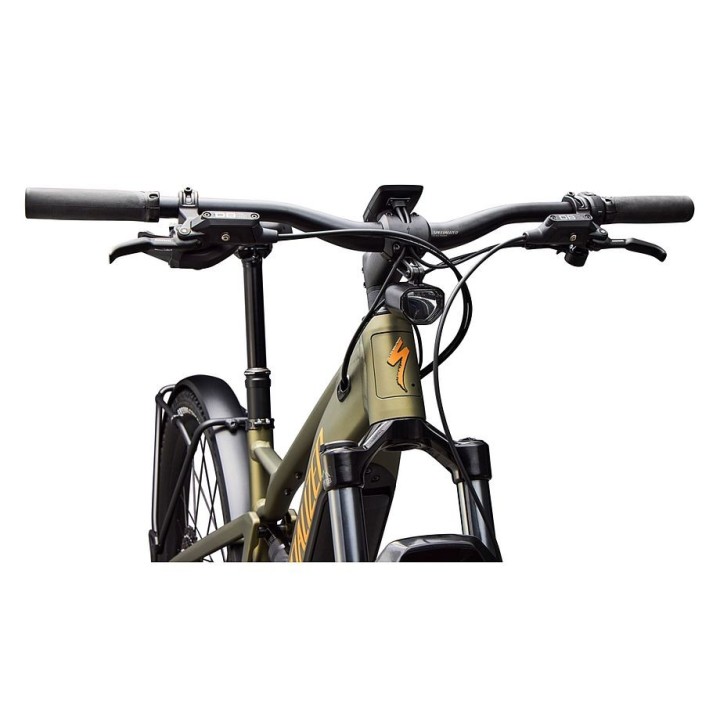 Vélo Specialized Turbo Tero X 5.0 Satin Laurel Green Metallic / Orange Zest 2026