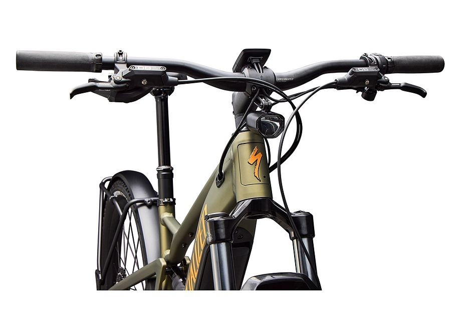 Vélo Specialized Turbo Tero X 5.0 Satin Laurel Green Metallic / Orange Zest 2026