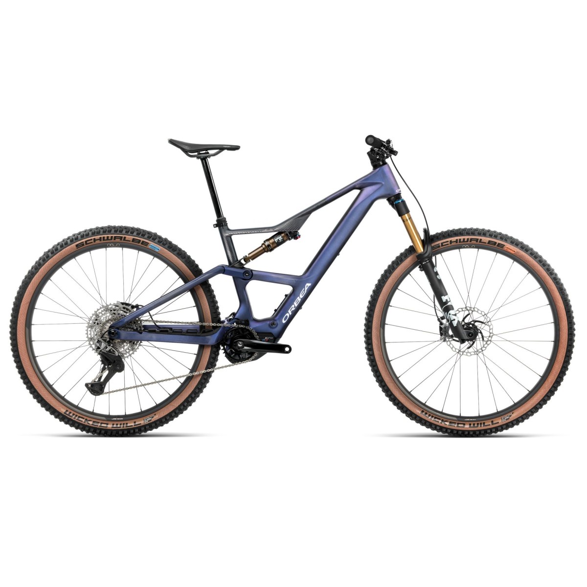 Vélo Orbea RISE SL M-LTD 420W Tanzanite Carbon View - Carbon Raw (Matt) 2026