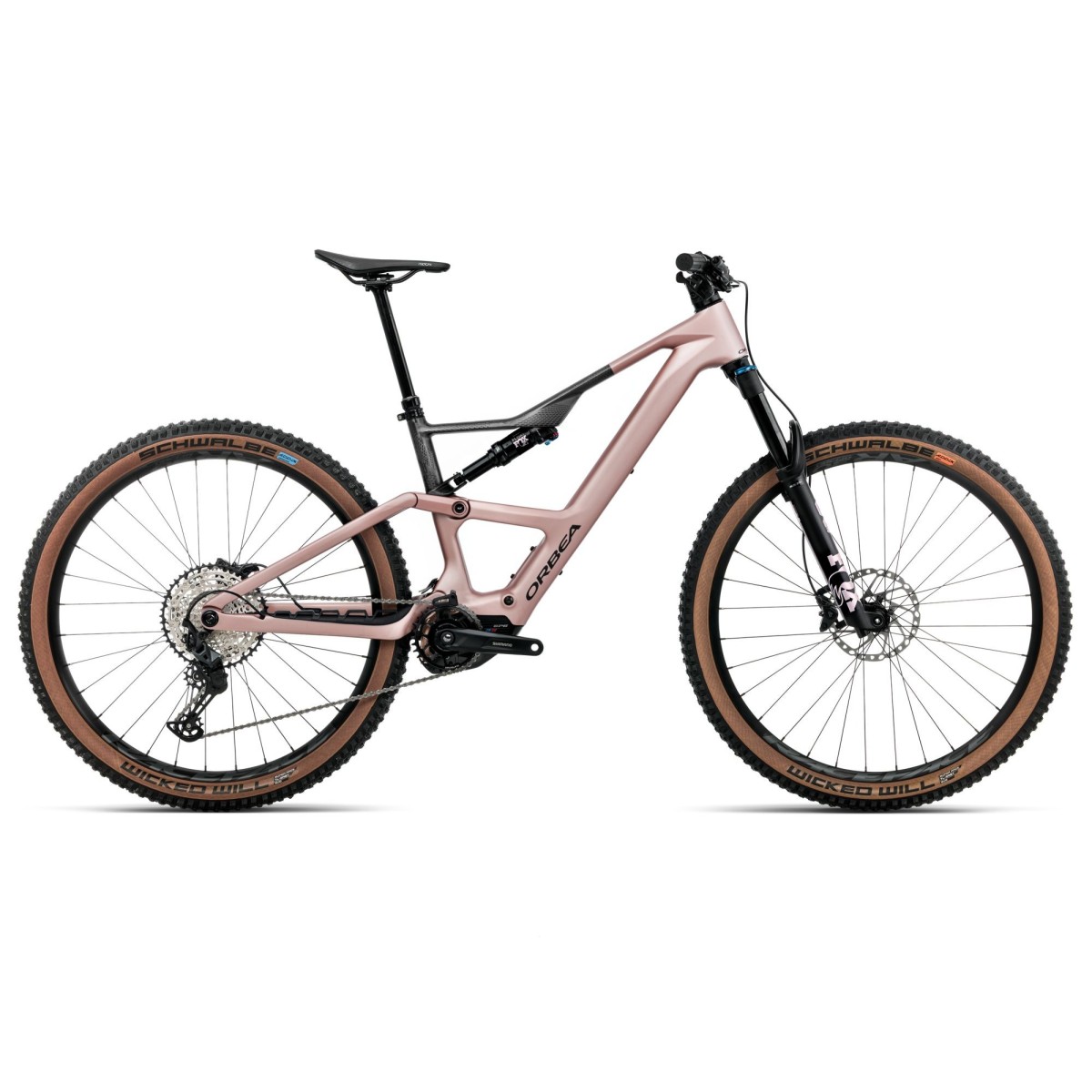 Vélo Orbea RISE SL M20 630W Desert Rose - Carbone brut (mat) 2026