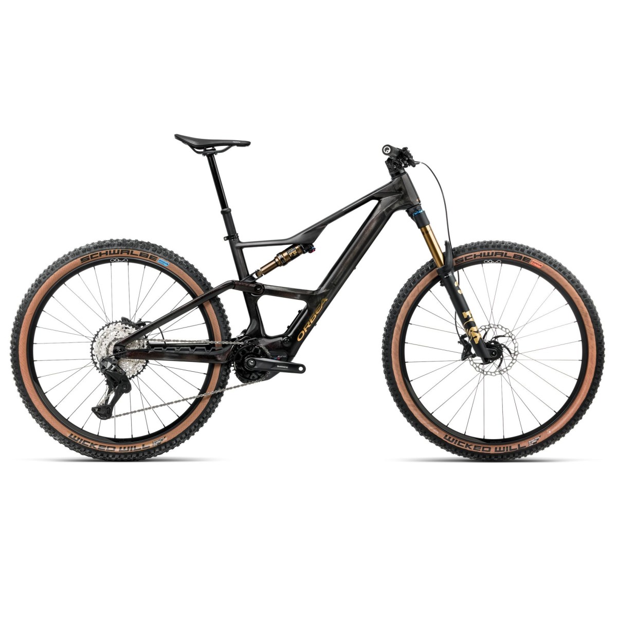 Bicicleta Orbea RISE SL M10 630W Cosmic Carbon View - Golden Sand (Gloss) 2026