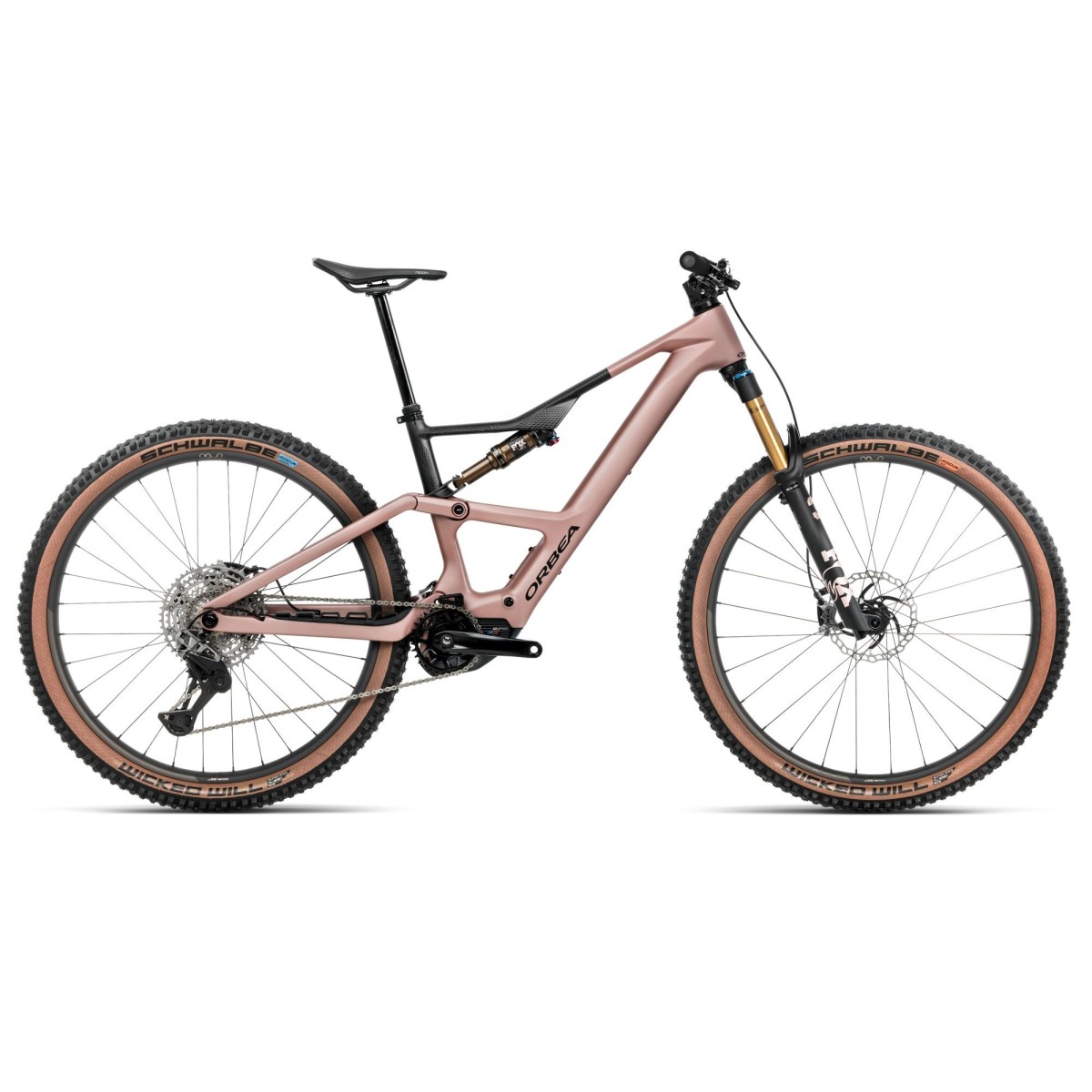 Bicicletas Orbea RISE SL M-LTD 630W Desert Rose - Carbon Raw (Matt) 2026