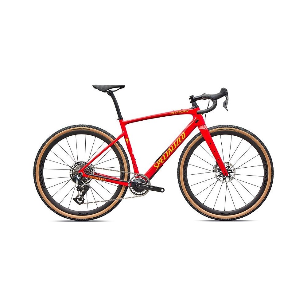 Vélo Specialized Diverge 4 Pro LTD Gloss Vivid Red Yellow Ltd 2026