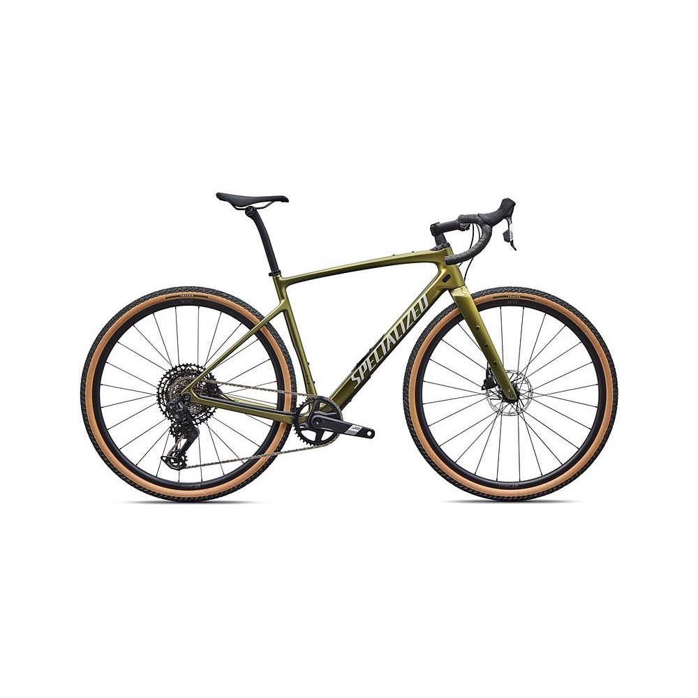 Bicicleta Specialized Diverge 4 Comp Carbon - SRAM Apex AXS/S1000 Laurel Green Metallic/Dolomite Metallic 2026