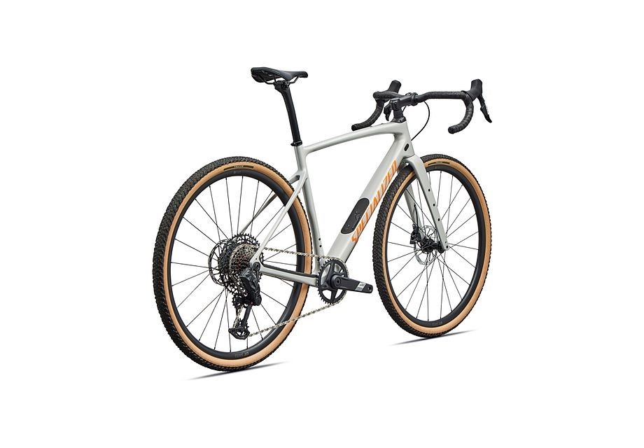 Vélo Specialized Diverge 4 Comp Carbon - SRAM Apex AXS/S1000 Dolomite Metallic/Orange Zest 2026