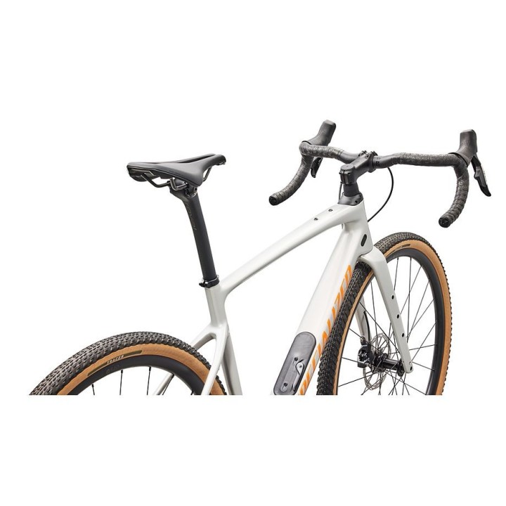 Vélo Specialized Diverge 4 Comp Carbon - SRAM Apex AXS/S1000 Dolomite Metallic/Orange Zest 2026