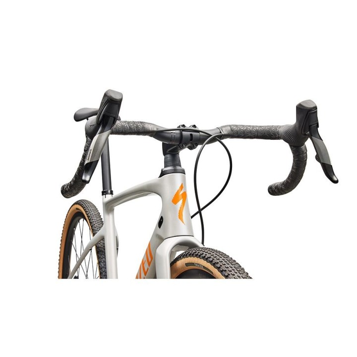 Vélo Specialized Diverge 4 Comp Carbon - SRAM Apex AXS/S1000 Dolomite Metallic/Orange Zest 2026