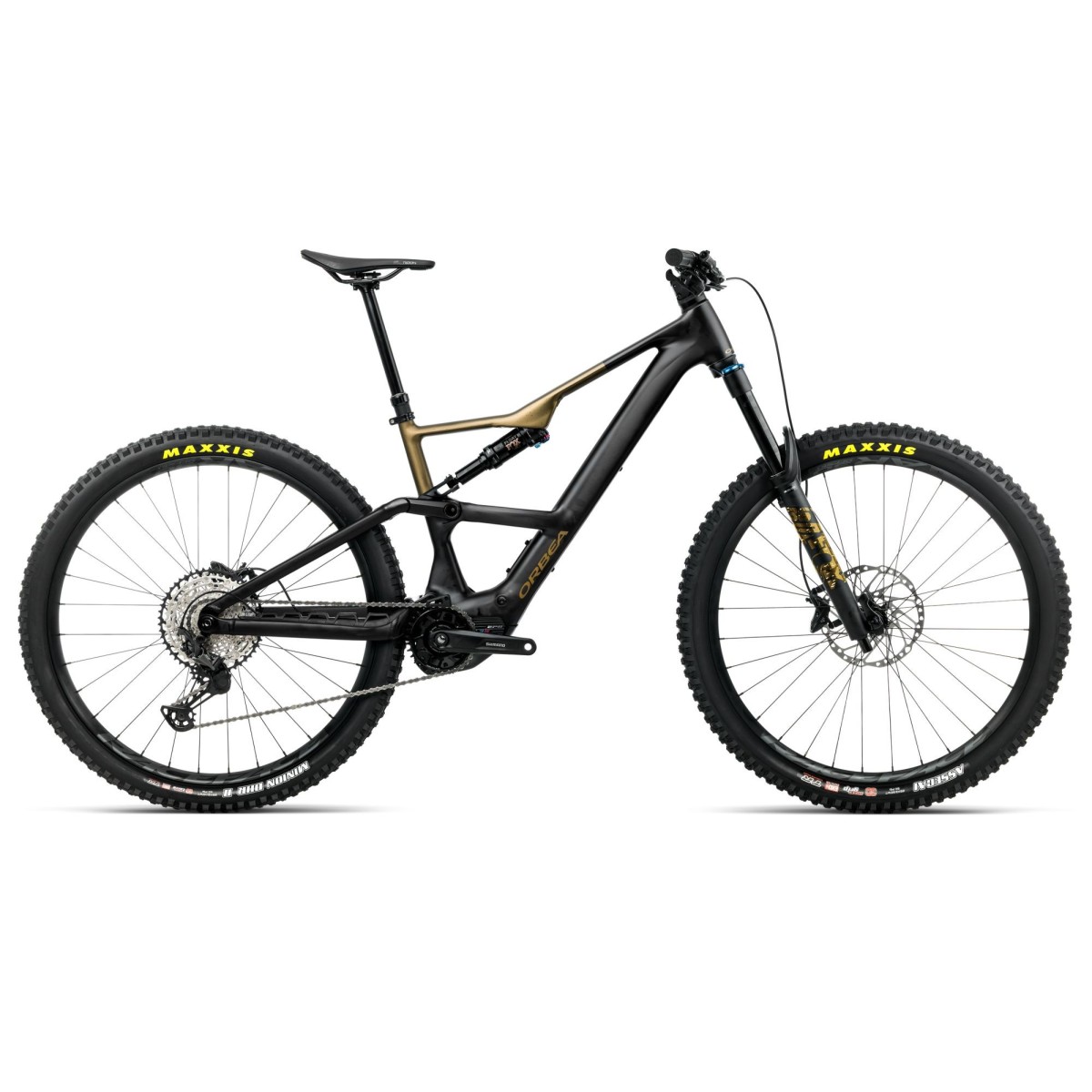 Vélo Orbea RISE LT H10 Diamond Black-Splash Olive Green (mat) 2026