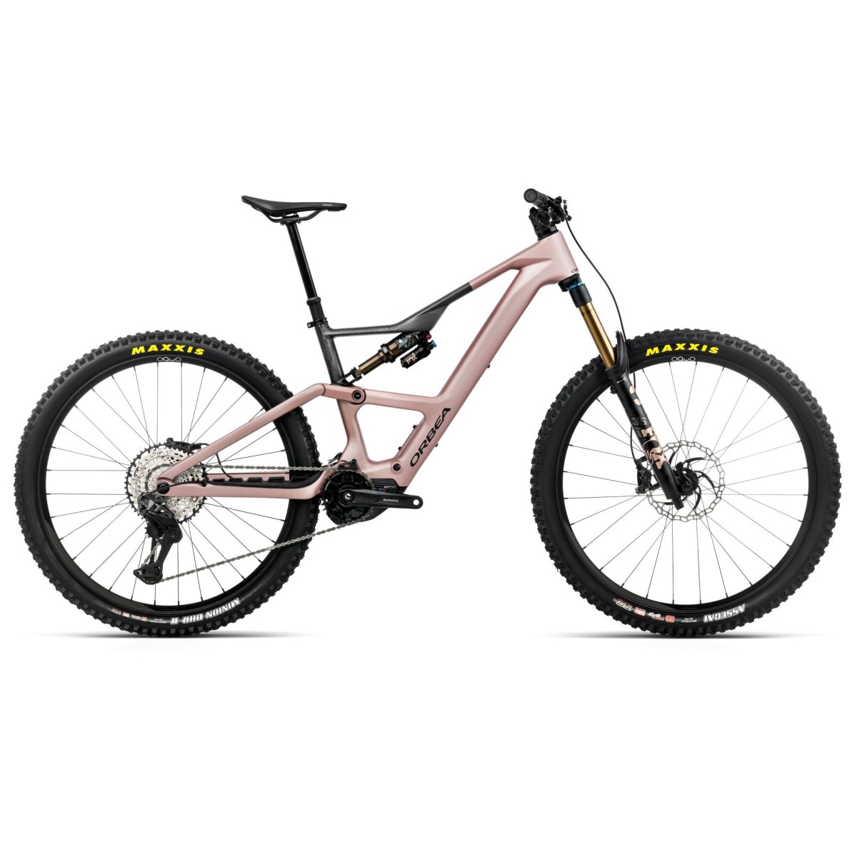 Bicicleta Orbea RISE LT M10 630W Desert Rose - Carbon Raw (Matt) 2026