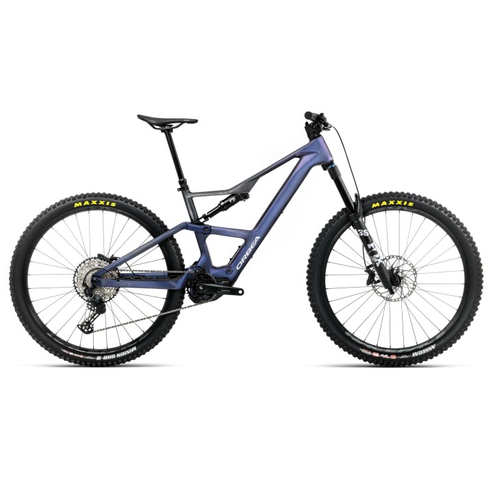 Vélo Orbea RISE LT M20 630W Tanzanite Carbon View - Carbon Raw (Matt) 2026
