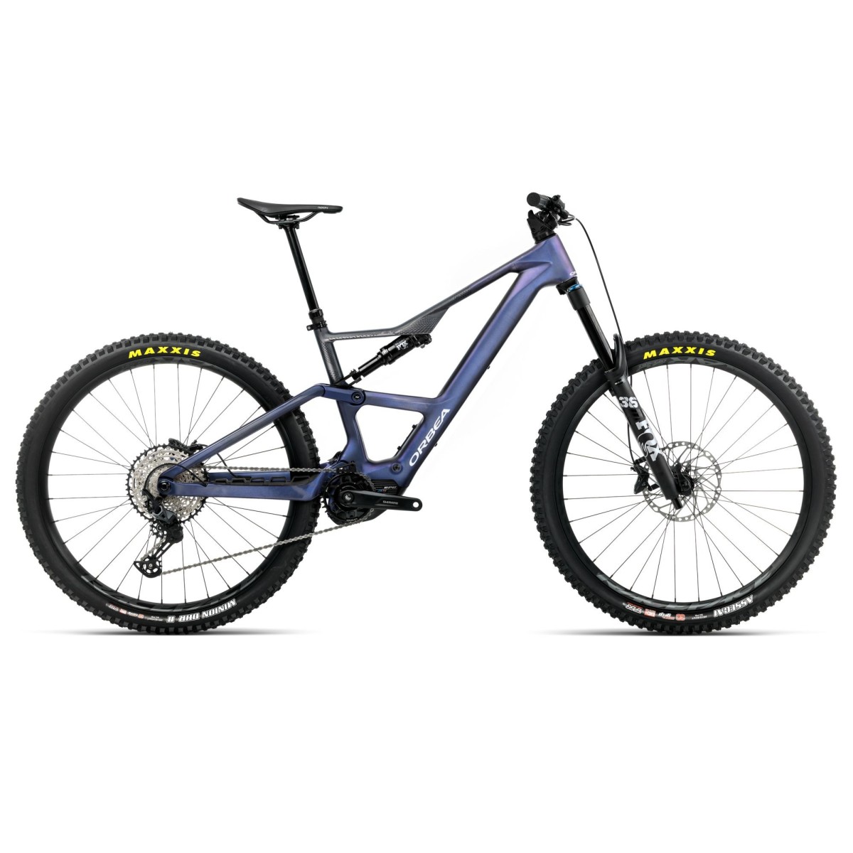 Bicicleta Orbea RISE LT M20 630W Tanzanite Carbon View - Carbon Raw (Matt) 2026