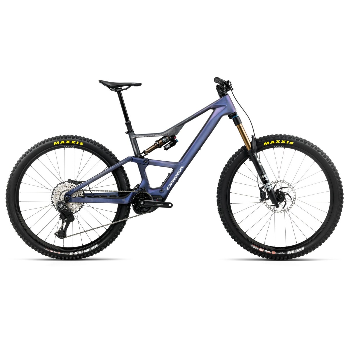 Bicicleta Orbea RISE LT M10 630W Tanzanite Carbon View - Carbon Raw (Matt) 2026 | E-bike MTB