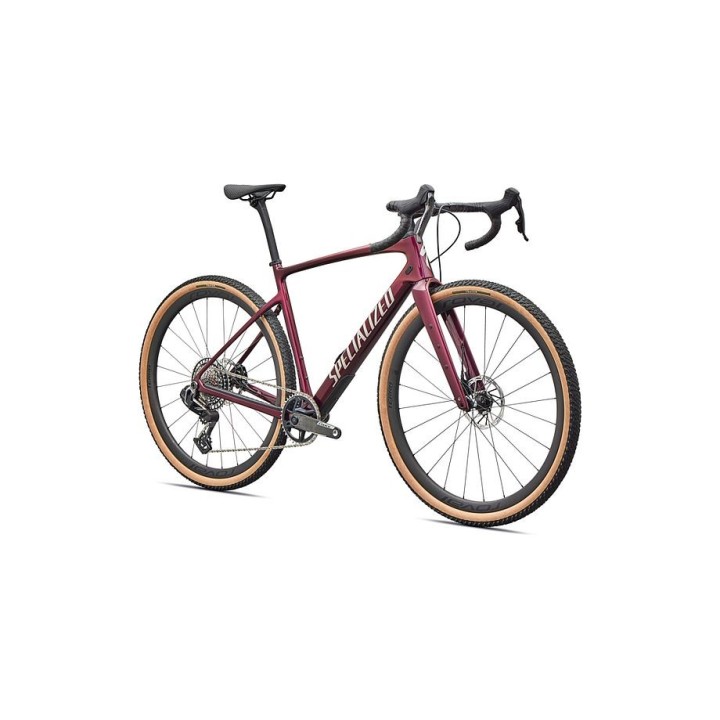 Vélo Specialized Diverge 4 Pro SRAM Force XPLR Bordeaux métallisé/perle/dolomite
