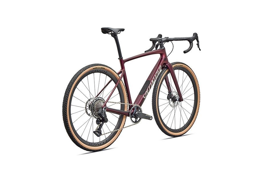 Vélo Specialized Diverge 4 Pro SRAM Force XPLR Bordeaux métallisé/perle/dolomite