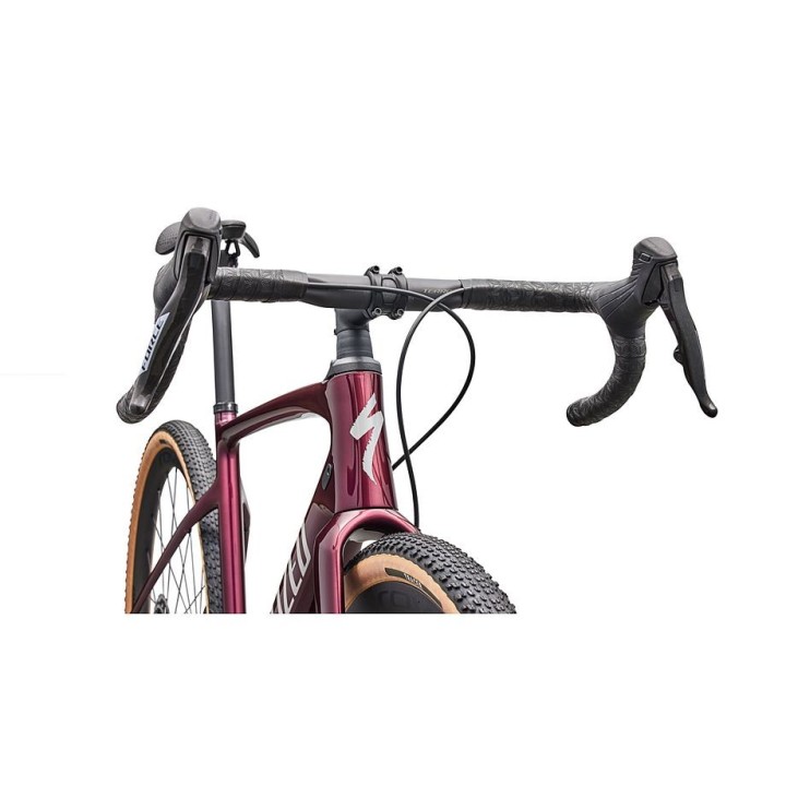 Vélo Specialized Diverge 4 Pro SRAM Force XPLR Bordeaux métallisé/perle/dolomite