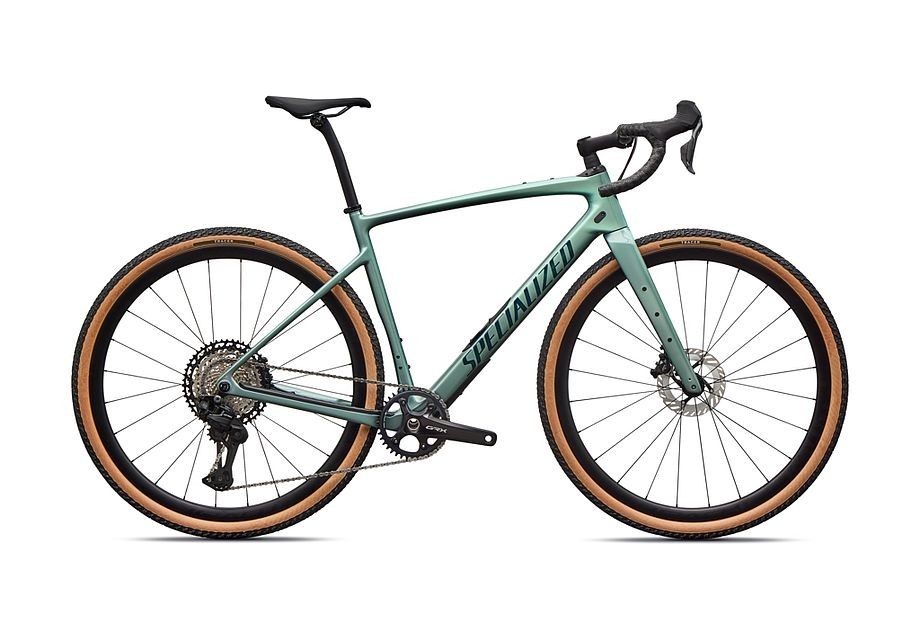 Vélo Specialized Diverge 4 Expert - Shimano GRX Di2 Fjord Metallic/Emerald Metallic 2026