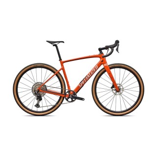 Vélo Specialized Diverge 4 Sport Carbon - Shimano GRX 600 Orange foncé/Blanc dune 2026
