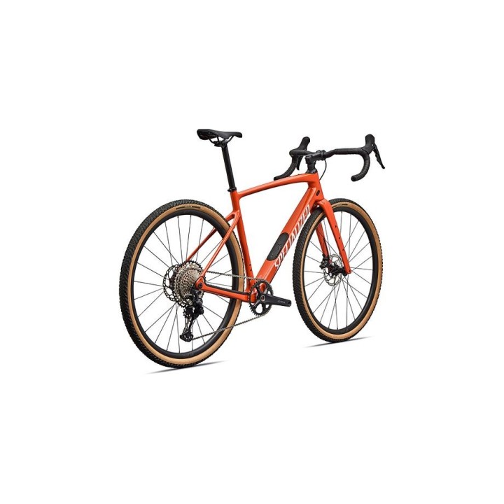 Vélo Specialized Diverge 4 Sport Carbon - Shimano GRX 600 Orange foncé/Blanc dune 2026