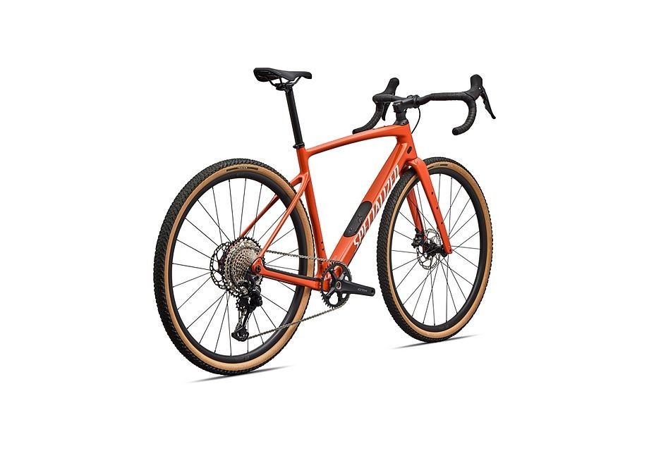 Vélo Specialized Diverge 4 Sport Carbon - Shimano GRX 600 Orange foncé/Blanc dune 2026