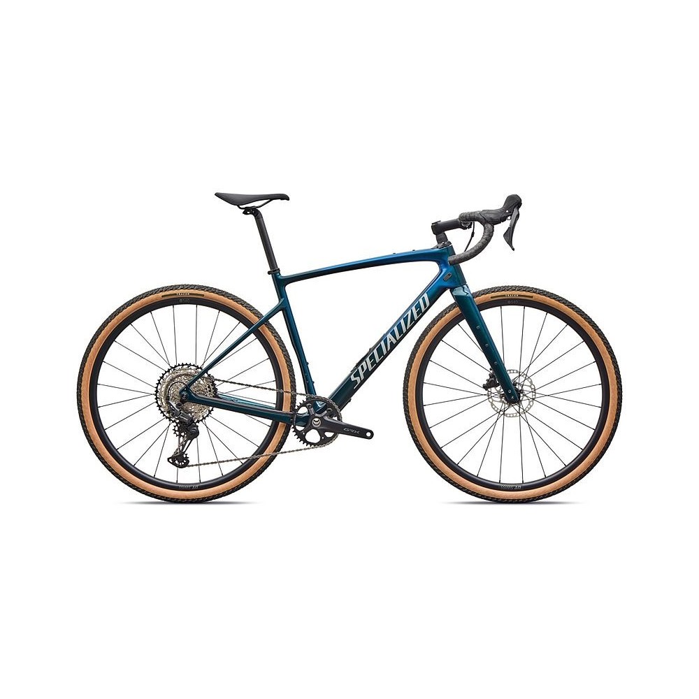Vélo Specialized Diverge 4 Sport Carbon - Shimano GRX 600 Émeraude métallisé/Argent poudré 2026