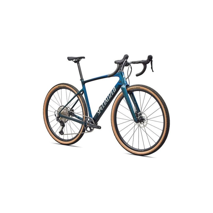 Vélo Specialized Diverge 4 Sport Carbon - Shimano GRX 600 Émeraude métallisé/Argent poudré 2026