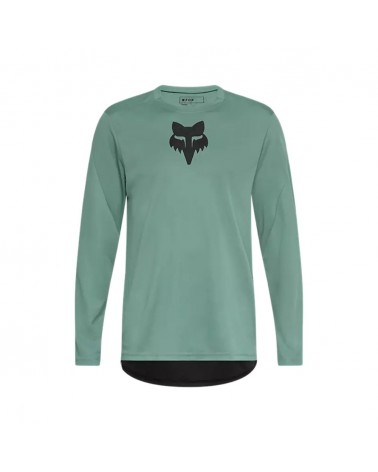 Camiseta Manga Larga Fox Ranger Head Verde Pino