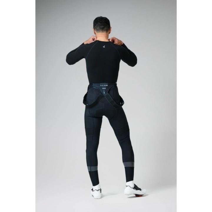 Camiseta Interior Manga Larga Hombre Gobik Winter Merino Coal|Ropa ciclismo