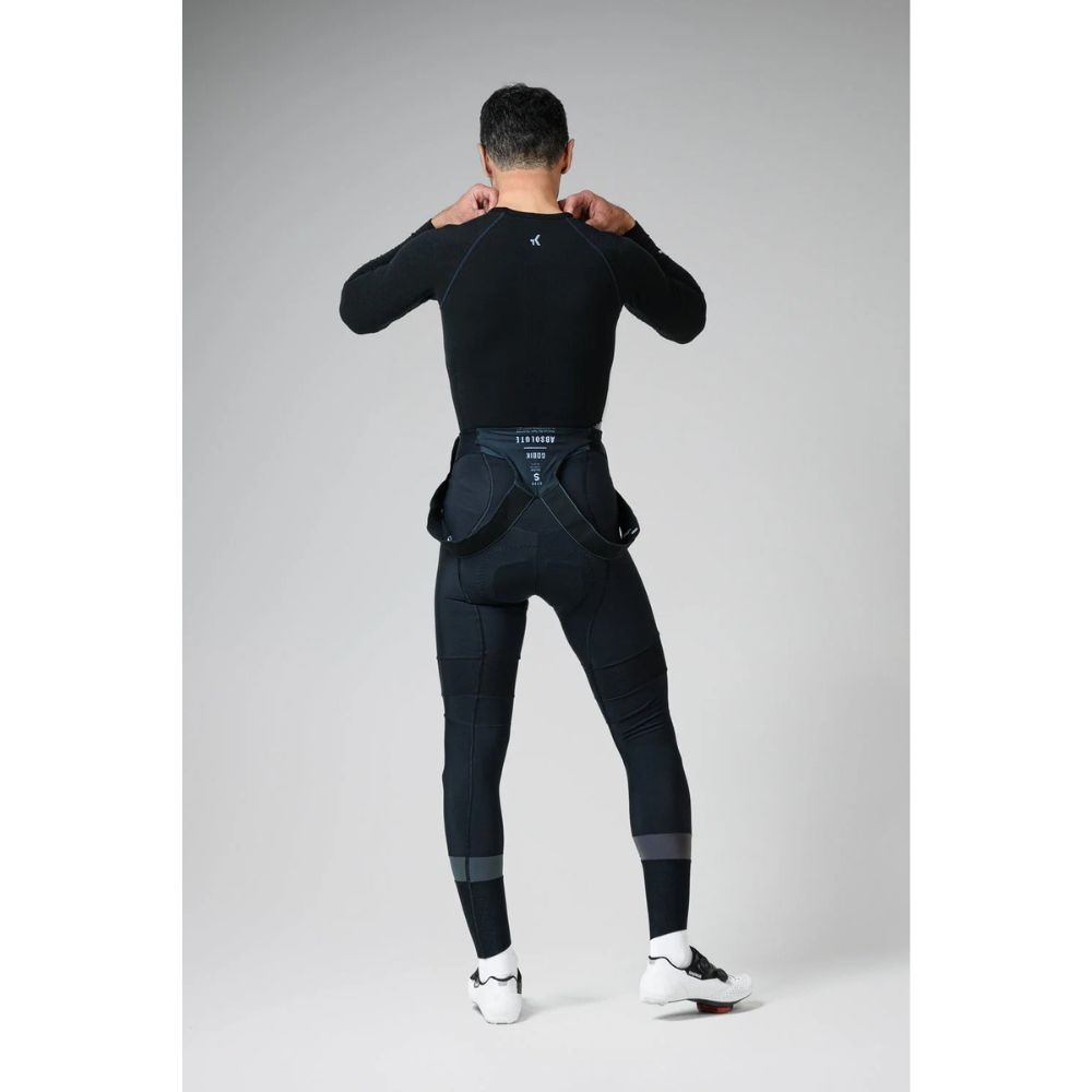 Camiseta Interior Manga Larga Hombre Gobik Winter Merino Coal|Ropa ciclismo