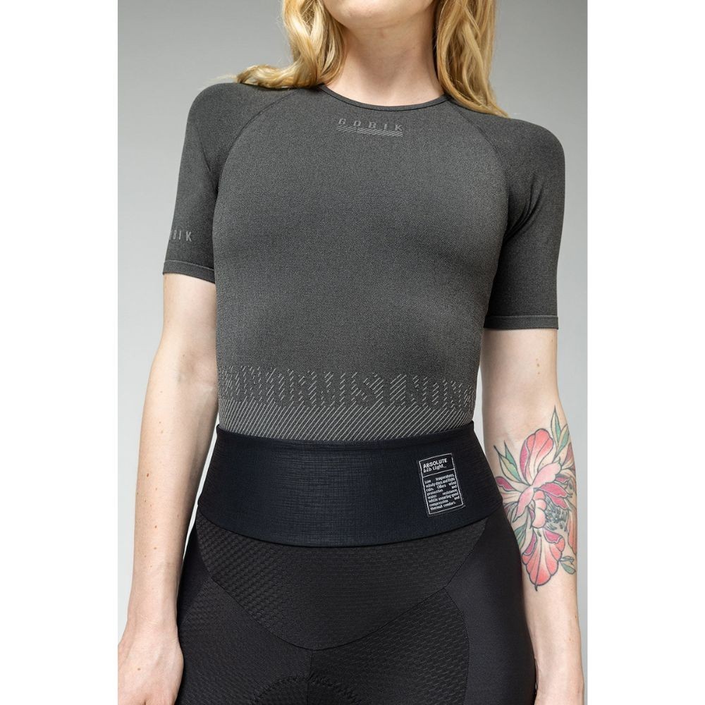 Maillot de cyclisme à manches courtes Gobik Limber Skin Basalt pour femme