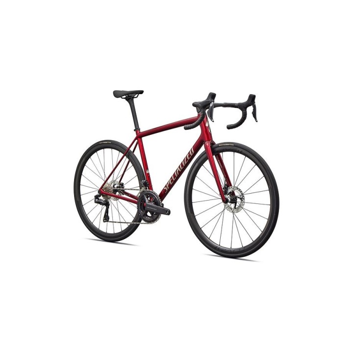 Vélo Specialized Aethos 2 Pro - Shimano Ultegra Di2 Rouge brillant / Chrome 2026