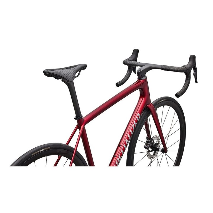 Vélo Specialized Aethos 2 Pro - Shimano Ultegra Di2 Rouge brillant / Chrome 2026