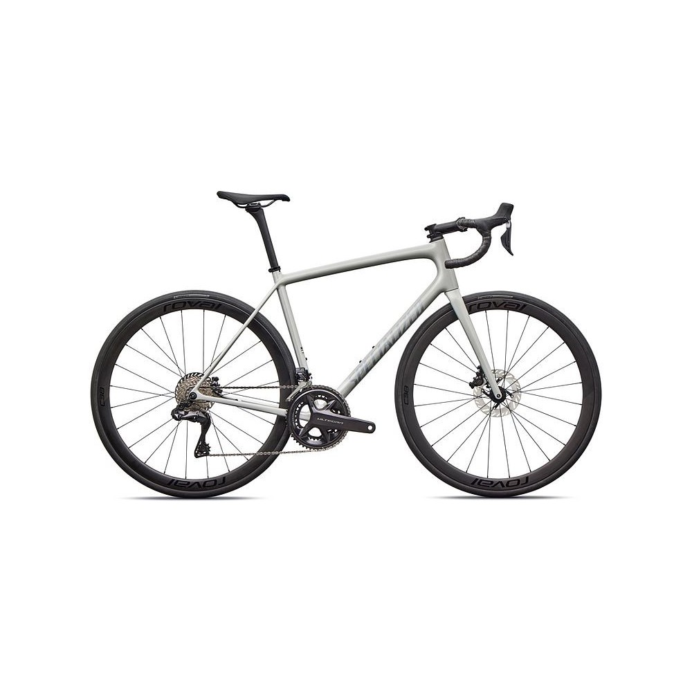 Vélo Specialized Aethos 2 Expert - Shimano Ultegra Di2 Gloss Dolomite Metallic / Blue Pearl Over Shadow Silver 2026