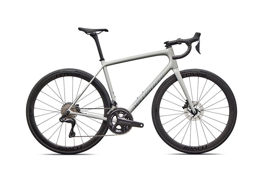 Bicicleta Specialized Aethos 2 Expert - Shimano Ultegra Di2 Gloss Dolomite Metallic / Blue Pearl Over Shadow Silver 2026