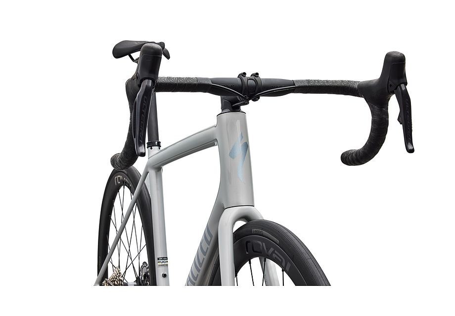 Bicicleta Specialized Aethos 2 Expert - Shimano Ultegra Di2 Gloss Dolomite Metallic / Blue Pearl Over Shadow Silver 2026