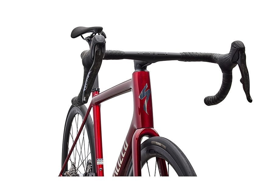 Vélo Specialized Aethos 2 Pro - Sram Force Axs Rouge brillant ciel / Chrome 2026
