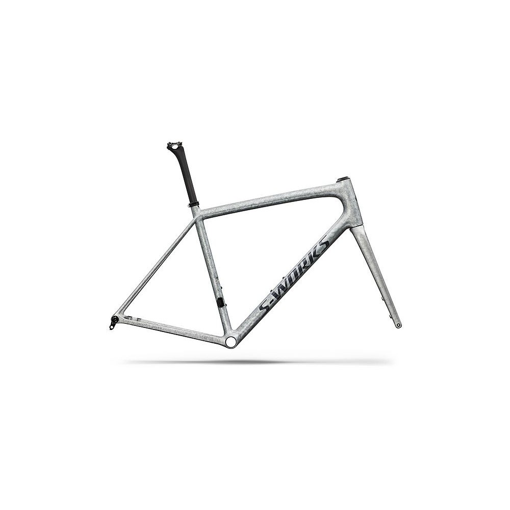 Cuadro Specialized S-Works Aethos 2 Frameset Gloss Silver Blurred Impasto / Black Pearl 2026