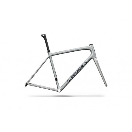 Cuadro Specialized S-Works Aethos 2 Frameset Gloss Silver Blurred Impasto / Black Pearl 2026