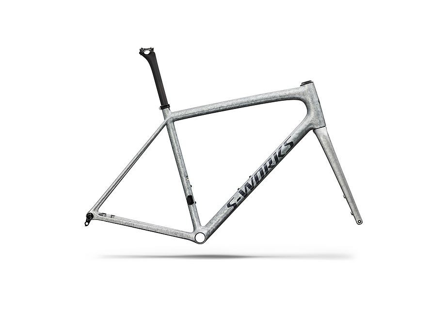 Cuadro Specialized S-Works Aethos 2 Frameset Gloss Silver Blurred Impasto / Black Pearl 2026