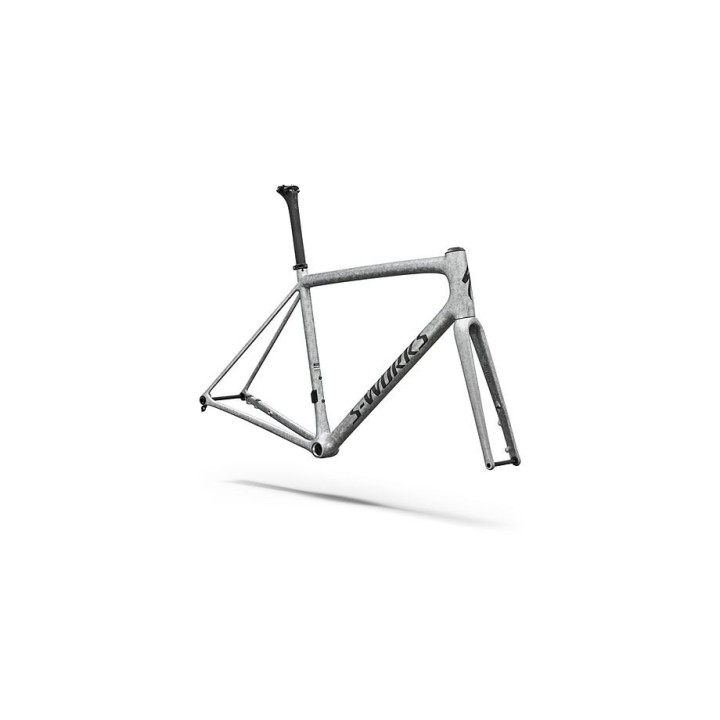 Cuadro Specialized S-Works Aethos 2 Frameset Gloss Silver Blurred Impasto / Black Pearl 2026